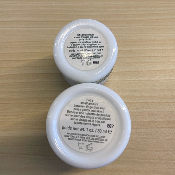 EMPTY LA MER moisturizing soft cream jars - Picture 2 of 2